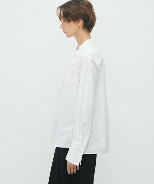 TOMORROWLAND / トゥモローランド シャツ・ブラウス | コットンブロードコンビ ダブルボタンシャツ | 詳細3