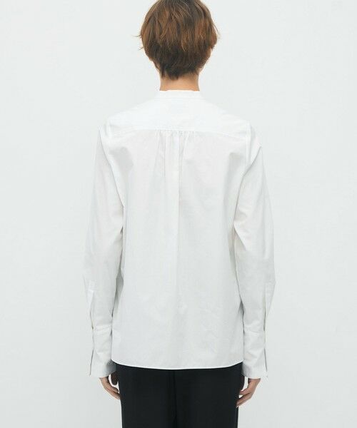 TOMORROWLAND / トゥモローランド シャツ・ブラウス | コットンブロードコンビ ダブルボタンシャツ | 詳細4