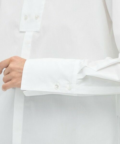 TOMORROWLAND / トゥモローランド シャツ・ブラウス | コットンブロードコンビ ダブルボタンシャツ | 詳細7