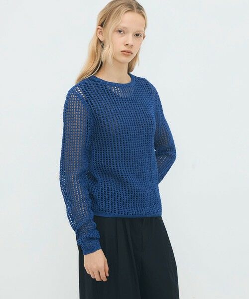 TOMORROWLAND / トゥモローランド ニット・セーター | コットンメッシュ クルーネックプルオーバー | 詳細2