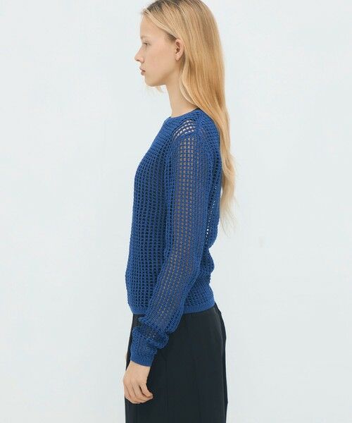 TOMORROWLAND / トゥモローランド ニット・セーター | コットンメッシュ クルーネックプルオーバー | 詳細3