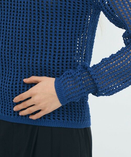 TOMORROWLAND / トゥモローランド ニット・セーター | コットンメッシュ クルーネックプルオーバー | 詳細6