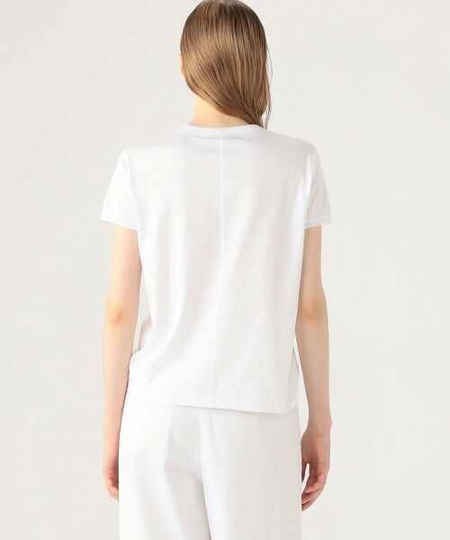 TOMORROWLAND / トゥモローランド Tシャツ | スビンコットン ビンテージフラワーエンブロイダリーTシャツ | 詳細4