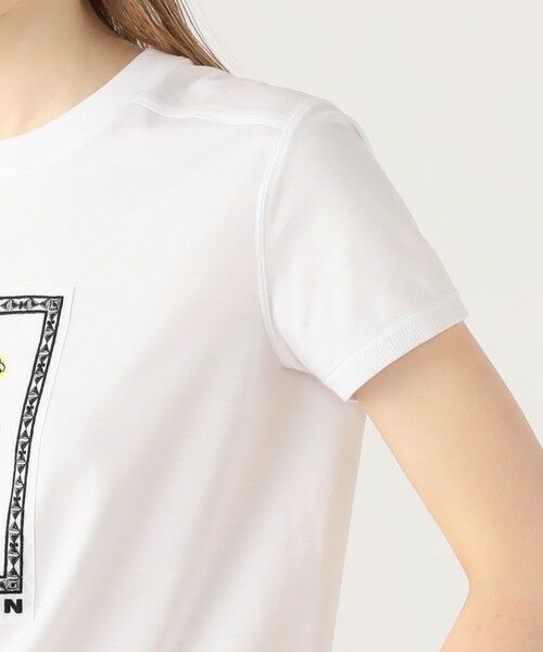 TOMORROWLAND / トゥモローランド Tシャツ | スビンコットン ビンテージフラワーエンブロイダリーTシャツ | 詳細7