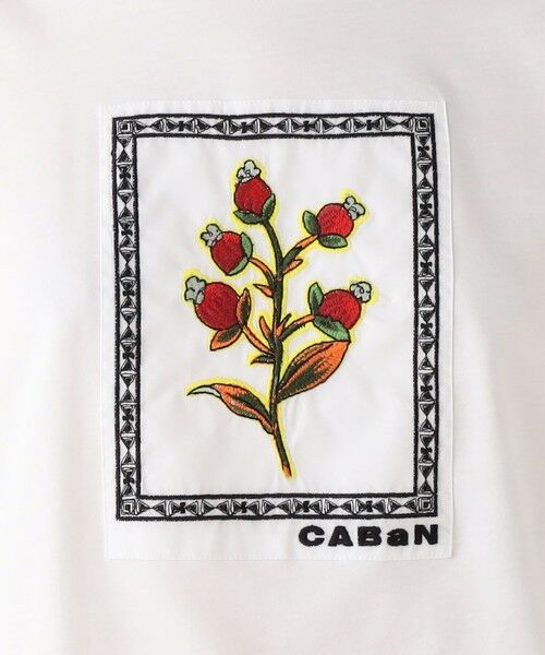 TOMORROWLAND / トゥモローランド Tシャツ | スビンコットン ビンテージフラワーエンブロイダリーTシャツ | 詳細9