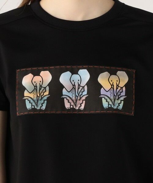 TOMORROWLAND / トゥモローランド Tシャツ | スビンコットン ELEPHANTグラデーションプリントTシャツ | 詳細9