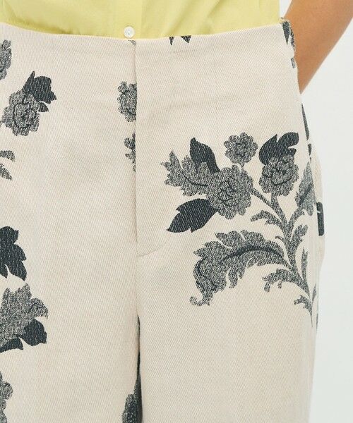TOMORROWLAND / トゥモローランド その他パンツ | モノトーンフラワープリント フレアパンツ | 詳細5