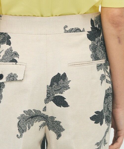 TOMORROWLAND / トゥモローランド その他パンツ | モノトーンフラワープリント フレアパンツ | 詳細6