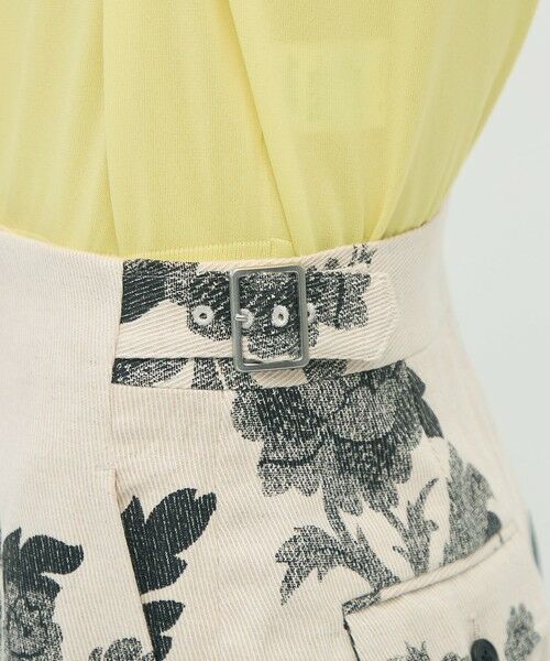 TOMORROWLAND / トゥモローランド その他パンツ | モノトーンフラワープリント フレアパンツ | 詳細7