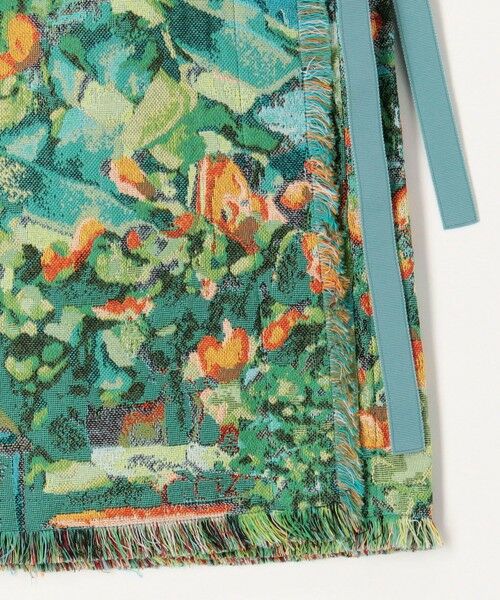 TOMORROWLAND / トゥモローランド ミニ・ひざ丈スカート | ランドスケープジャカード ミディラップスカート | 詳細4