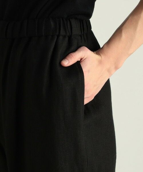 blurhms 2022SS リネンパンツ　リネンツイルイージーパンツ MORRIS & SONS | リネン イージーパンツ WOMEN