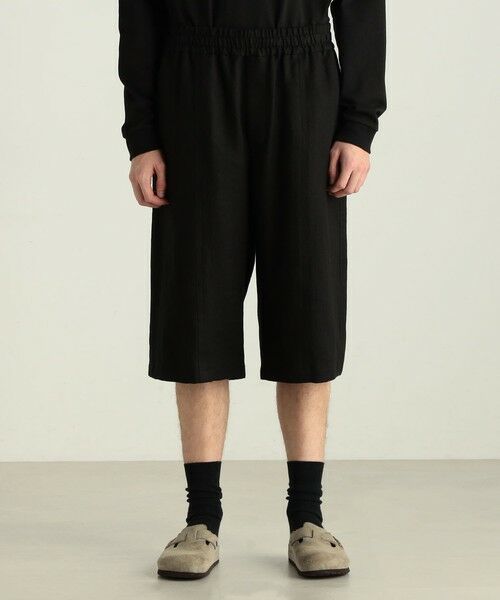 TOMORROWLAND / トゥモローランド ショート・ハーフ・半端丈パンツ | リネンツイル オーバーショーツ | 詳細3
