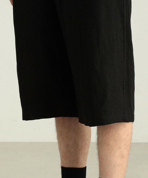 TOMORROWLAND / トゥモローランド ショート・ハーフ・半端丈パンツ | リネンツイル オーバーショーツ | 詳細9