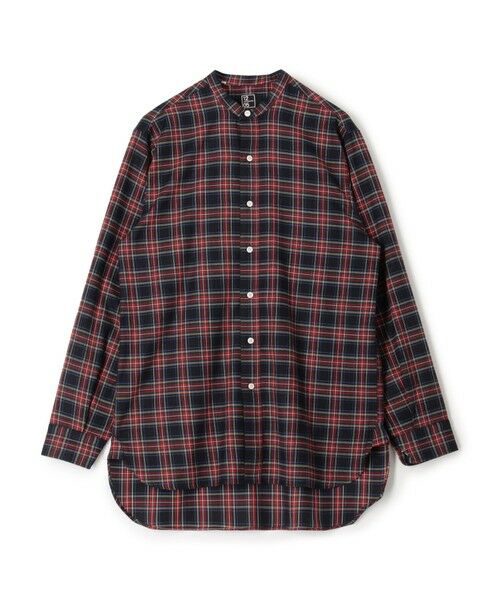 TOMORROWLAND/トゥモローランド 1205 OBAN バンドカラー ロングスリーブシャツ 38 ダークレッド系 M TOMORROWLAND/トゥモローランド 1205 OBAN バンドカラー ロングスリーブシャツ 38 ダークレッド系 M