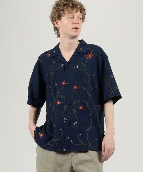 TOMORROWLAND / トゥモローランド シャツ・ブラウス | KARDO エンブロイダリー オープンカラーシャツ | 詳細1