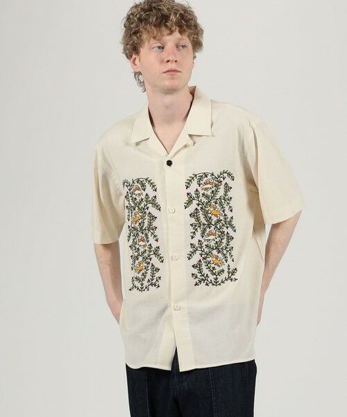 TOMORROWLAND / トゥモローランド シャツ・ブラウス | KARDO エンブロイダリー オープンカラーシャツ | 詳細1