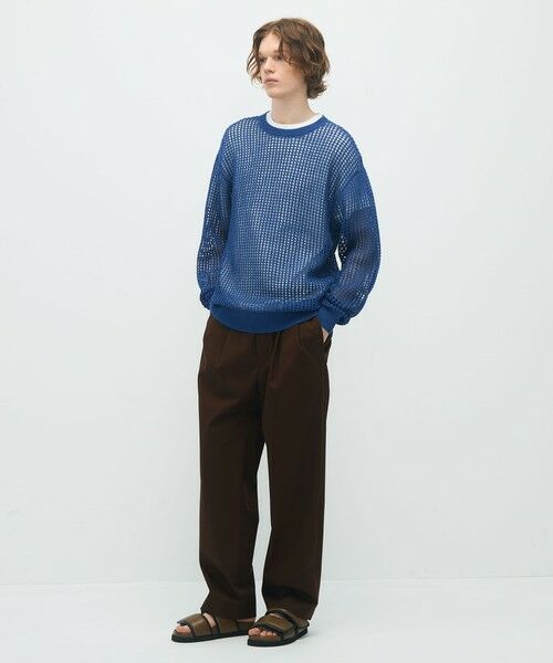 TOMORROWLAND / トゥモローランド ニット・セーター | CABaN コットンメッシュ クルーネックプルオーバー | 詳細1