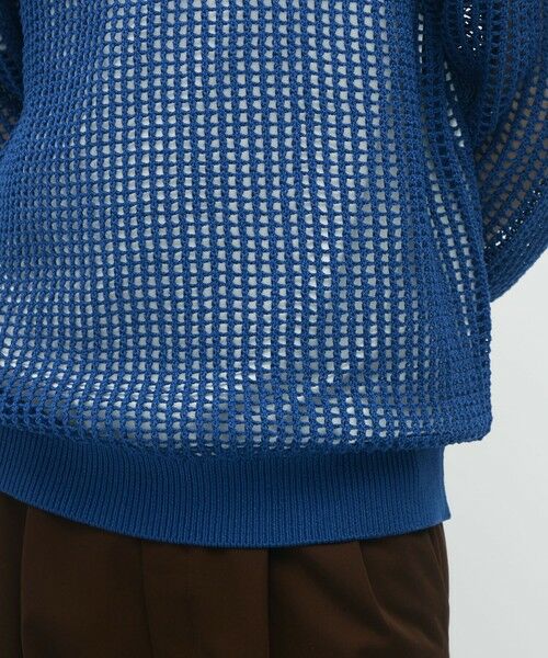 TOMORROWLAND / トゥモローランド ニット・セーター | CABaN コットンメッシュ クルーネックプルオーバー | 詳細7