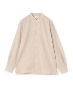 TOMORROWLAND / トゥモローランド シャツ・ブラウス | コットンシルク バンドカラー ロングスリーブシャツ
