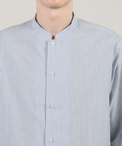 TOMORROWLAND / トゥモローランド シャツ・ブラウス | コットンシルク バンドカラー ロングスリーブシャツ | 詳細5