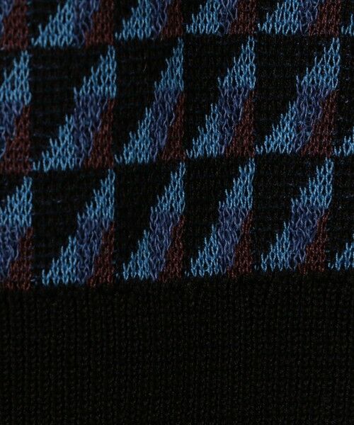TOMORROWLAND / トゥモローランド ニット・セーター | コットンリネンナイロン ジオメトリック ハーフスリーブ プルオーバーニット | 詳細8
