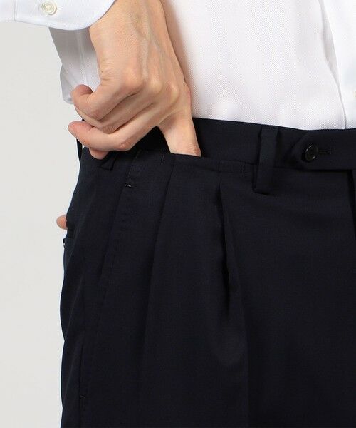TOMORROWLAND / トゥモローランド スラックス・ドレスパンツ | ウールツイル 2プリーツスリムスラックス HORIZON TWILL E.Zegna | 詳細11
