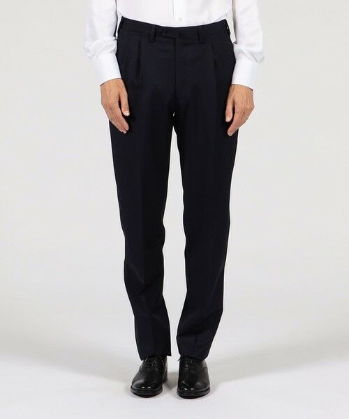 TOMORROWLAND / トゥモローランド スラックス・ドレスパンツ | ウールツイル 2プリーツスリムスラックス HORIZON TWILL E.Zegna | 詳細2