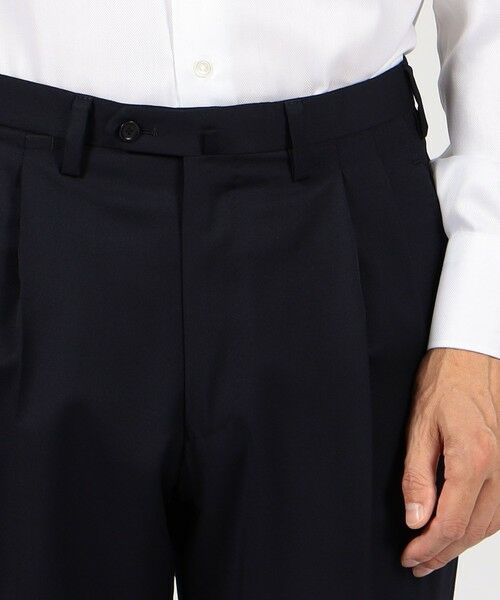 TOMORROWLAND / トゥモローランド スラックス・ドレスパンツ | ウールツイル 2プリーツスリムスラックス HORIZON TWILL E.Zegna | 詳細6