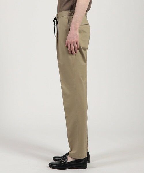 TOMORROWLAND / トゥモローランド スラックス・ドレスパンツ | コットンポリエステル ストレッチツイル 1プリーツイージースラックス | 詳細3