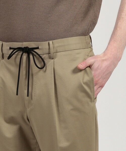 TOMORROWLAND / トゥモローランド スラックス・ドレスパンツ | コットンポリエステル ストレッチツイル 1プリーツイージースラックス | 詳細7