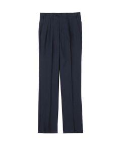 TOMORROWLAND / トゥモローランド スラックス・ドレスパンツ | ウールシルク イン2プリーツ ストレートスラックス MARZOTTO