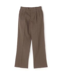 TOMORROWLAND / トゥモローランド スラックス・ドレスパンツ | ヘンプコットン 2プリーツ ワイドスラックス