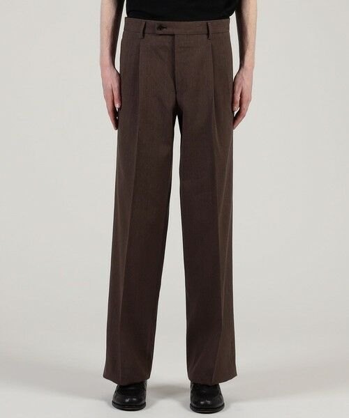 TOMORROWLAND / トゥモローランド スラックス・ドレスパンツ | ヘンプコットン 2プリーツ ワイドスラックス | 詳細2