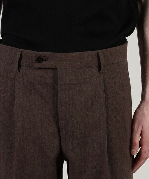 TOMORROWLAND / トゥモローランド スラックス・ドレスパンツ | ヘンプコットン 2プリーツ ワイドスラックス | 詳細5