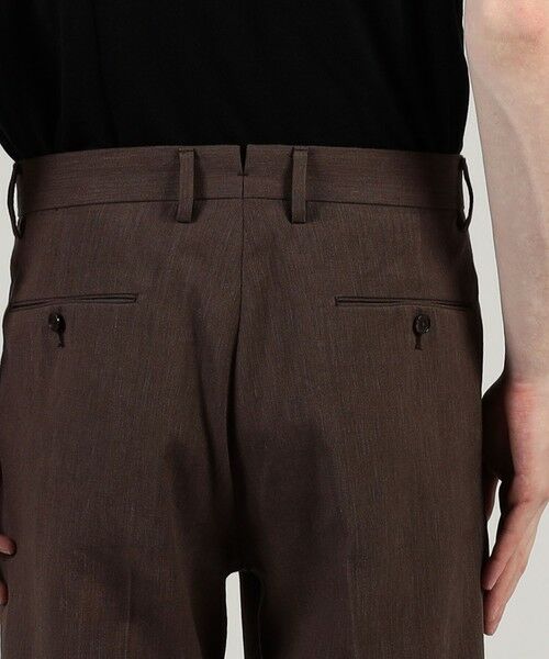 TOMORROWLAND / トゥモローランド スラックス・ドレスパンツ | ヘンプコットン 2プリーツ ワイドスラックス | 詳細6