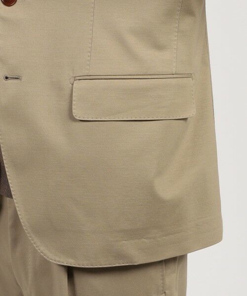 TOMORROWLAND / トゥモローランド テーラードジャケット | コットンポリエステル ストレッチツイル シングルブレステッド2Bジャケット | 詳細10