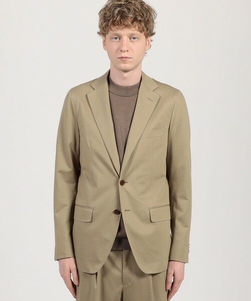 TOMORROWLAND / トゥモローランド テーラードジャケット | コットンポリエステル ストレッチツイル シングルブレステッド2Bジャケット | 詳細2