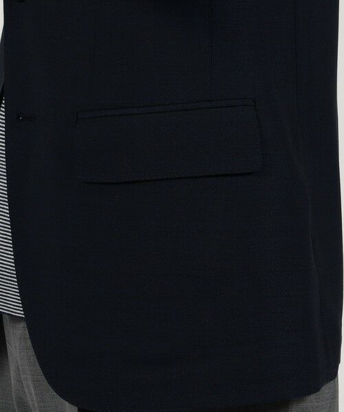 TOMORROWLAND / トゥモローランド テーラードジャケット | Super120'sウールポリエステル ホップサック シングルブレステッド2Bジャケット | 詳細10