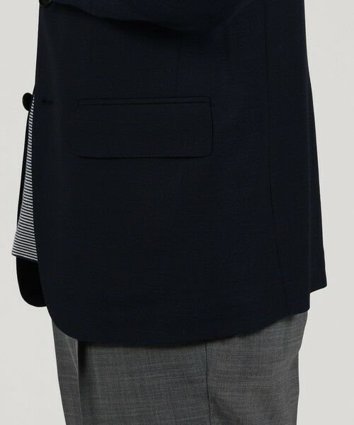 TOMORROWLAND / トゥモローランド テーラードジャケット | Super120'sウールポリエステル ホップサック シングルブレステッド2Bジャケット | 詳細8