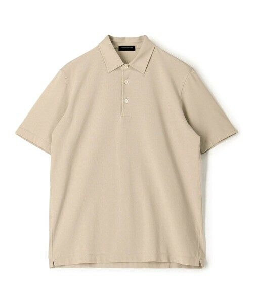 TOMORROWLAND / トゥモローランド ポロシャツ | スビンコットン ジャージーポロシャツ(43 ベージュ)