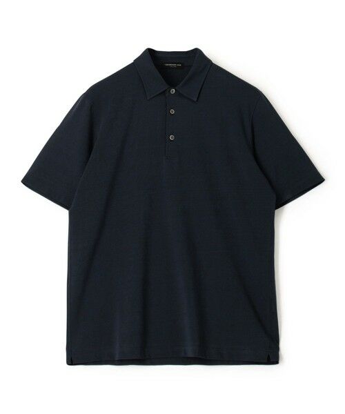 TOMORROWLAND / トゥモローランド ポロシャツ | スビンコットン ジャージーポロシャツ(67 ダークブルー)