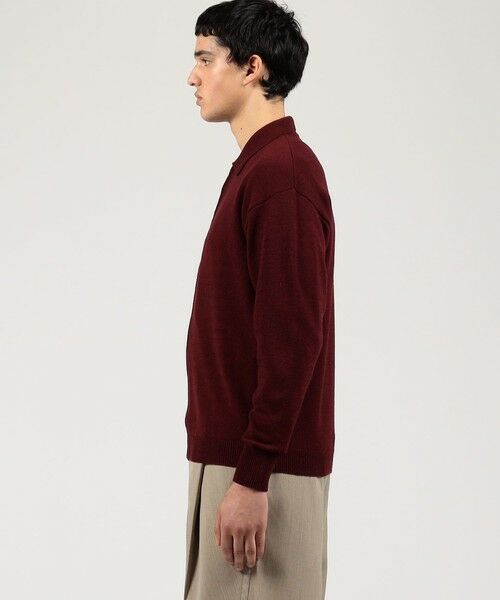 TOMORROWLAND / トゥモローランド ニット・セーター | HAVERSACK ATTIRE ウール ポロカラー ジップアップニット | 詳細3