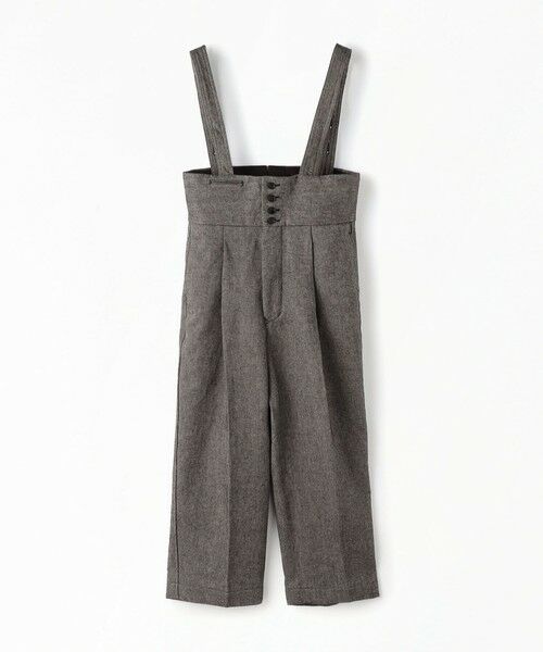TOMORROWLAND / トゥモローランド サロペット・オールインワン | HAVERSACK ATTIRE ウールリネン ヘリンボーン サロペット | 詳細1
