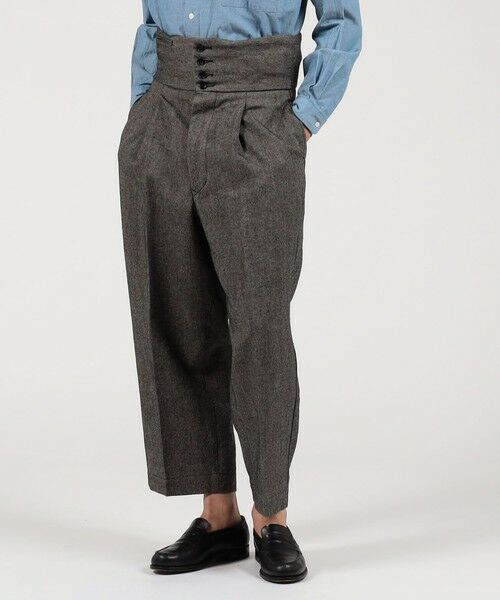 TOMORROWLAND / トゥモローランド サロペット・オールインワン | HAVERSACK ATTIRE ウールリネン ヘリンボーン サロペット | 詳細2