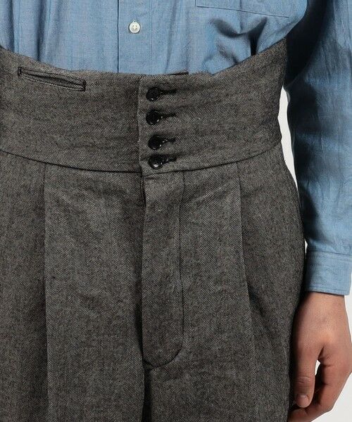 TOMORROWLAND / トゥモローランド サロペット・オールインワン | HAVERSACK ATTIRE ウールリネン ヘリンボーン サロペット | 詳細6