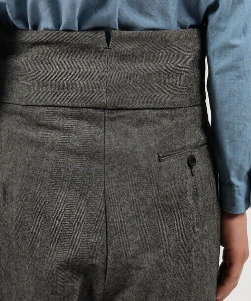 TOMORROWLAND / トゥモローランド サロペット・オールインワン | HAVERSACK ATTIRE ウールリネン ヘリンボーン サロペット | 詳細7