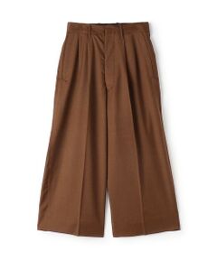 TOMORROWLAND / トゥモローランド スラックス・ドレスパンツ | HAVERSACK ATTIRE ウール 2P ワイドパンツ