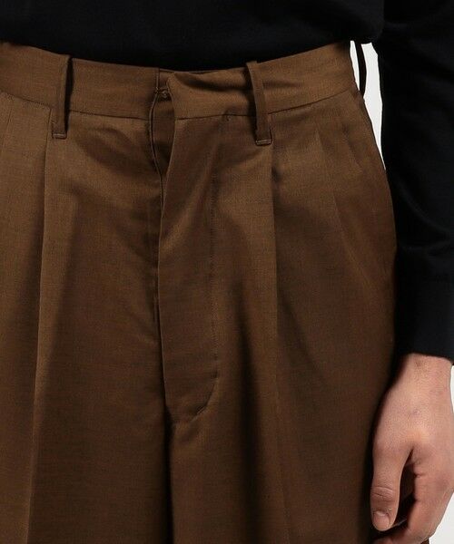 TOMORROWLAND / トゥモローランド スラックス・ドレスパンツ | HAVERSACK ATTIRE ウール 2P ワイドパンツ | 詳細5