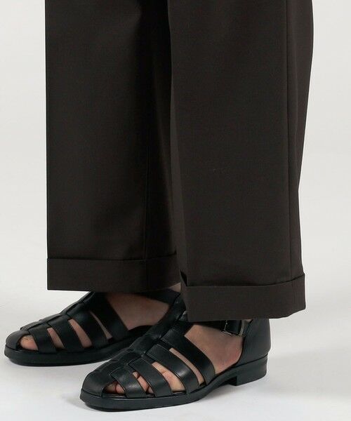 TOMORROWLAND / トゥモローランド スラックス・ドレスパンツ | HAVERSACK ATTIRE ポリエステルウール 1P ワイドパンツ | 詳細8