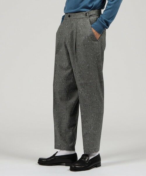 TOMORROWLAND / トゥモローランド スラックス・ドレスパンツ | Cellar Door LEO T ウール サイドアジャスタースラックス | 詳細1